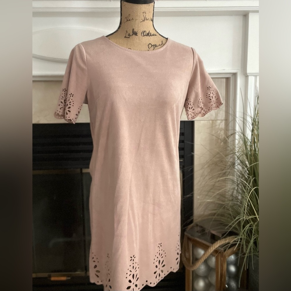 Blush Top with Design